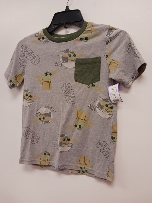 Grey/Green Yoda Jumping Bean Shirt, 8 B