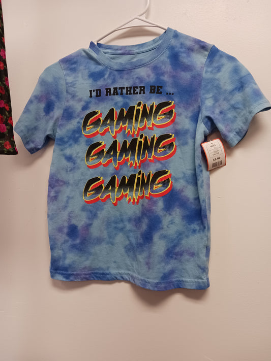 Blue Rather Be Gaming Wonder Nation Shirt, 8 B