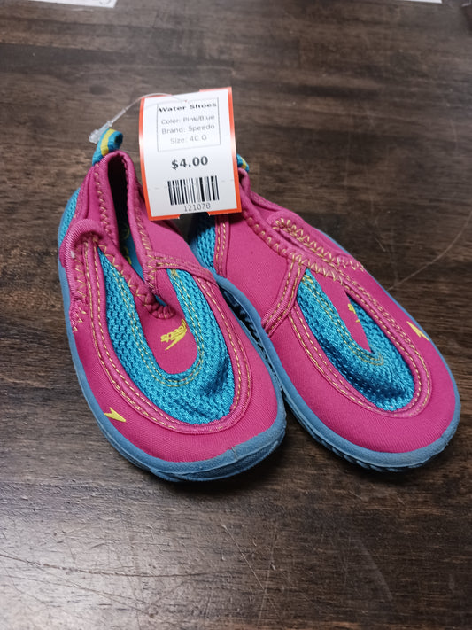 Pink/Blue Speedo Water Shoes, 4C G