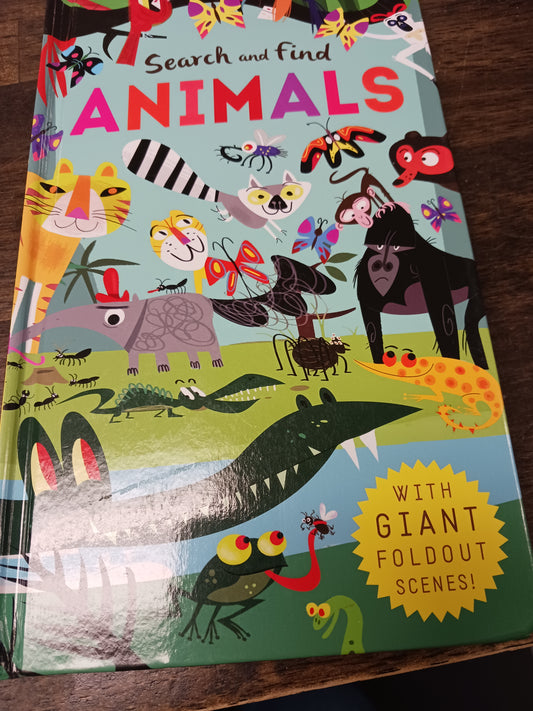 Search And find Animals book