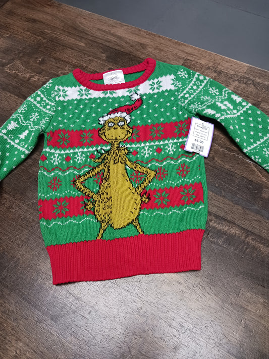 Red/Green Grinch Sweater, 18M G