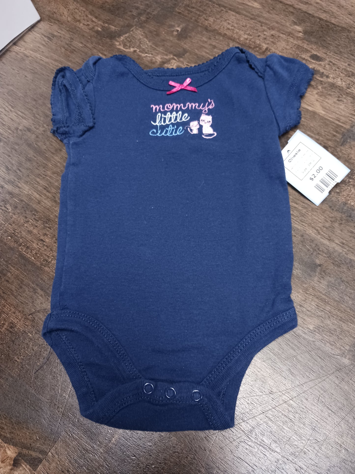 Navy Mommys Little Cutie Little Wonders Onesie, 3M G