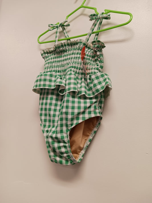 Green Old Navy Checked Swimsuit, 12-18M G