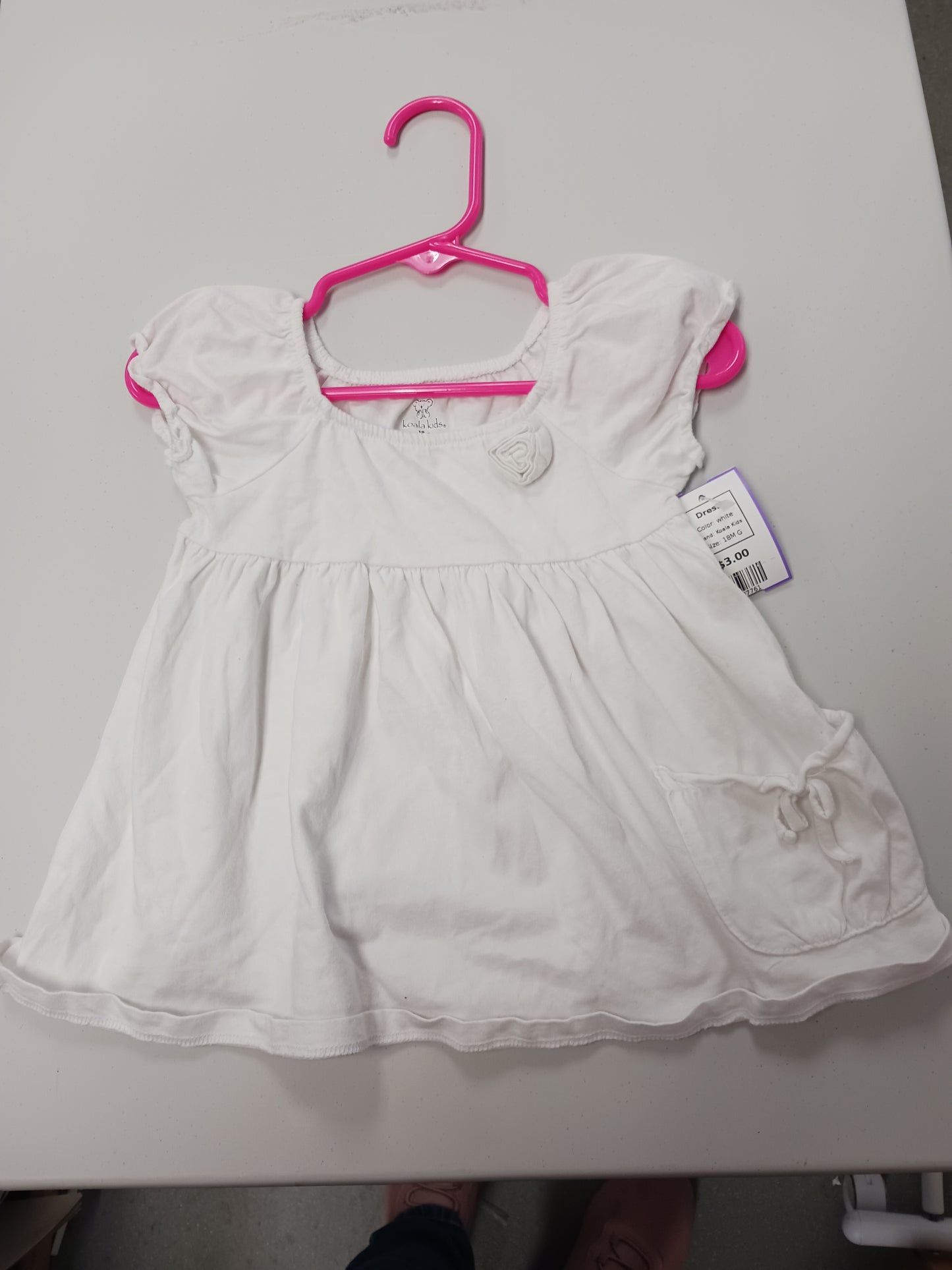 white Koala Kids Dress, 18M G