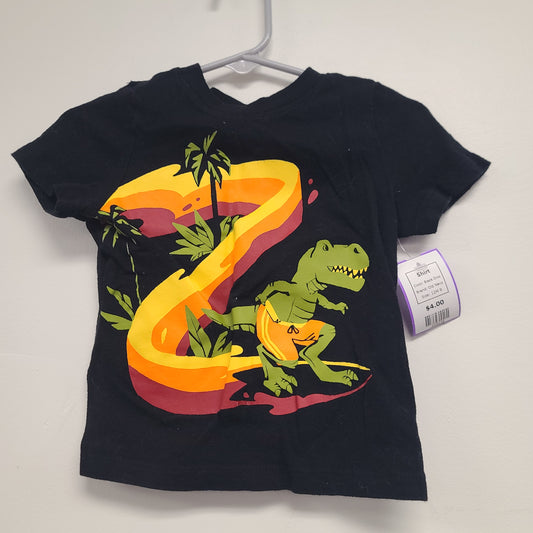 Black Dino Old Navy Shirt, 12M B