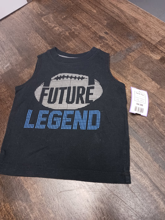 Black Football Future Legend Carters Tank Top, 12M B