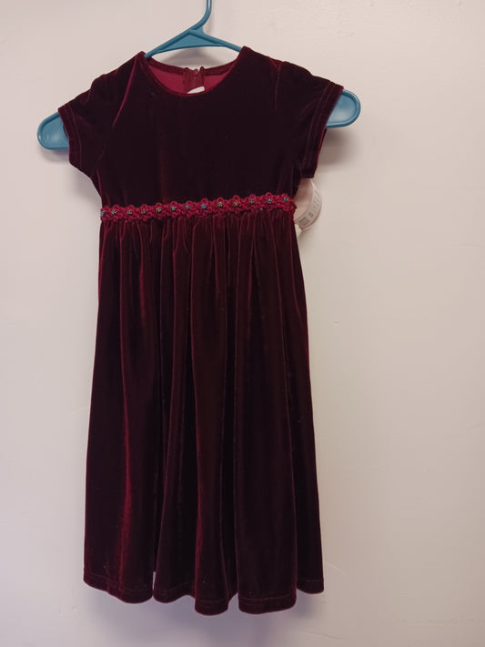 Red Velvet Goodlad Holiday Dress, 5T G