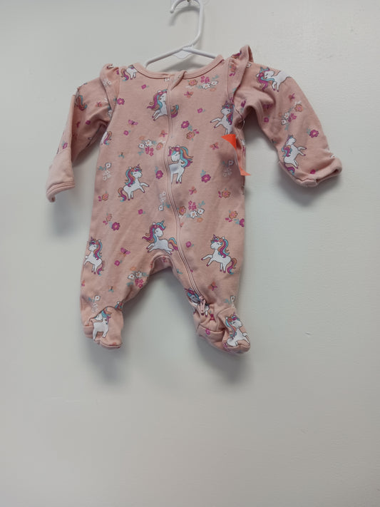 Pink Unicorn Wonder Nation Sleeper, NB G