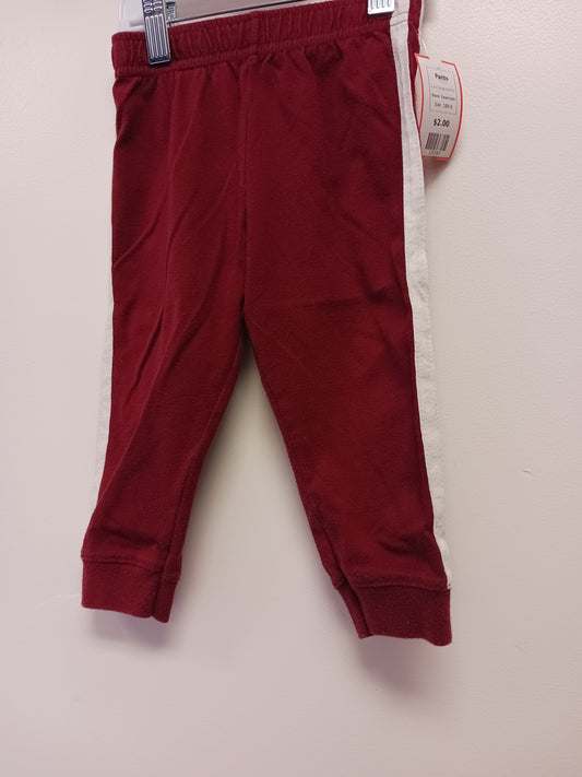 Burgandy/White Garanimals Pants, 18M B