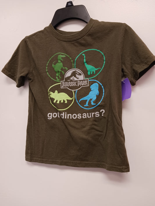 green Jurassic Park Dinosaur tshirt 5/6, 5T B