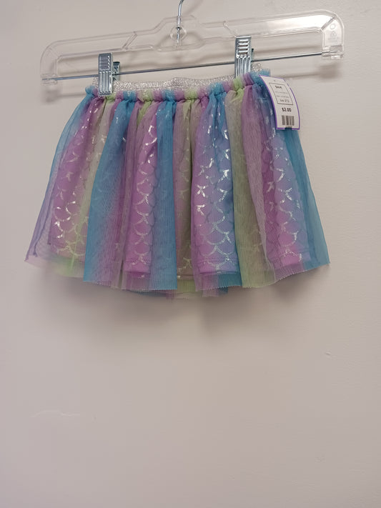 Colorful Mermaid Wonder Nation Skirt, 2T G