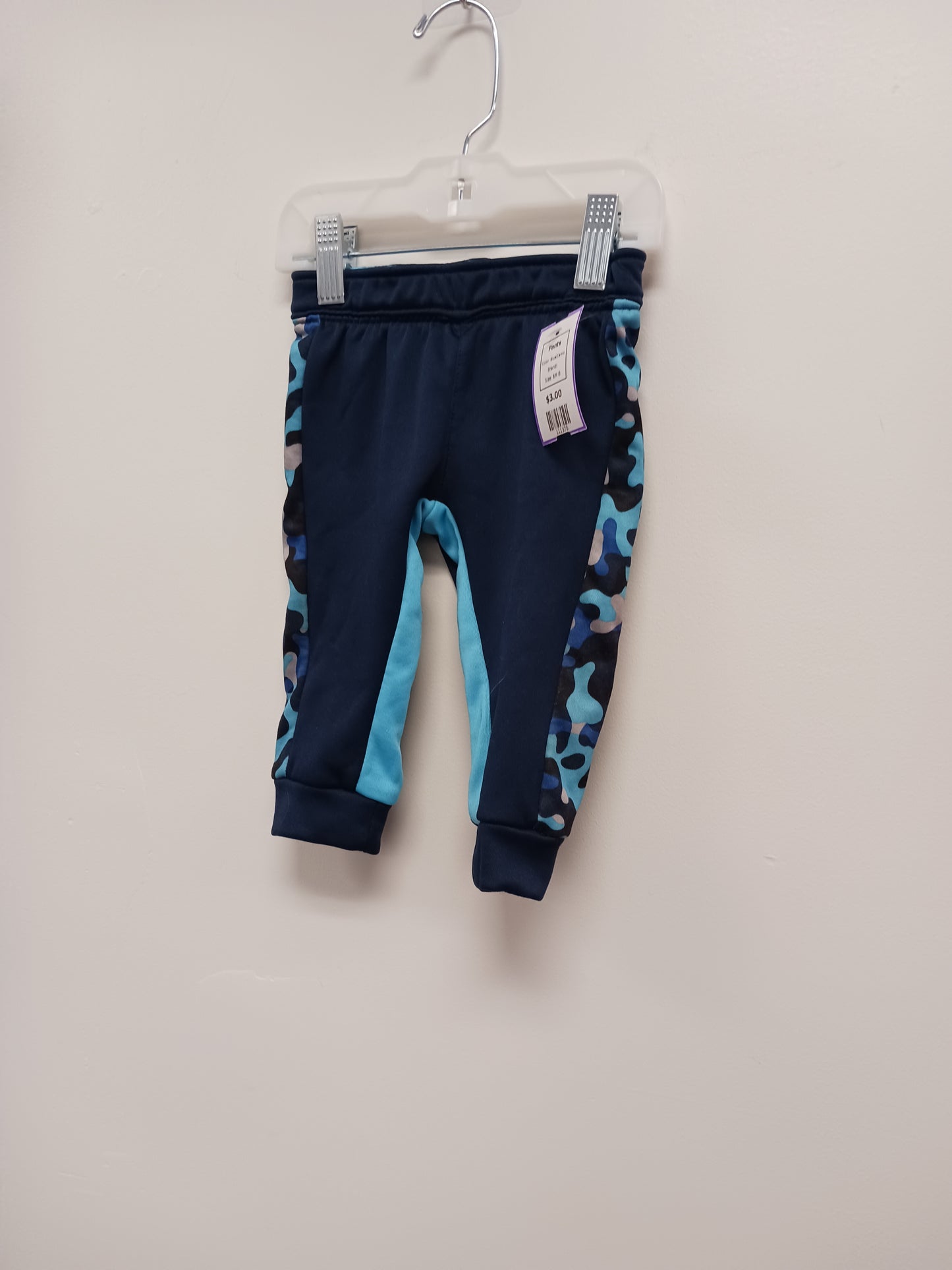 Blue/Camo  Pants, 6M B