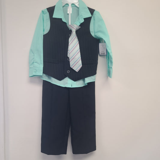 Blue/Black George Suit, 3T B