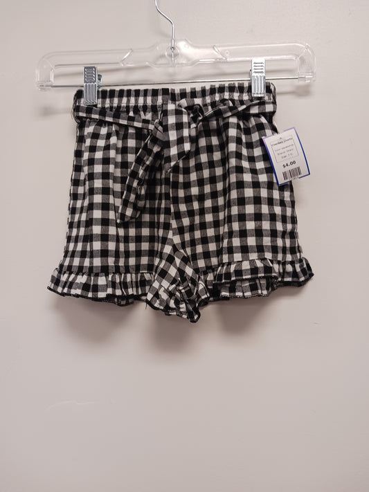 black/white Shein Checked Shorts, 7 G