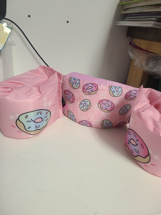 Pink Donut  Swim Floatie, 33-55lbs