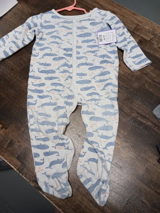 grey Mother Post Whale Sleeper 9-12m, 9M B