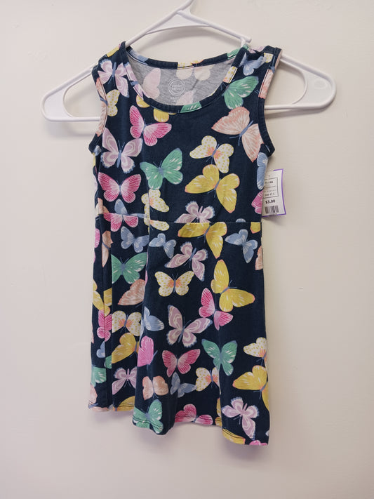 Navy/Colorful Butterfly Wonder Nation Dress, 4T G
