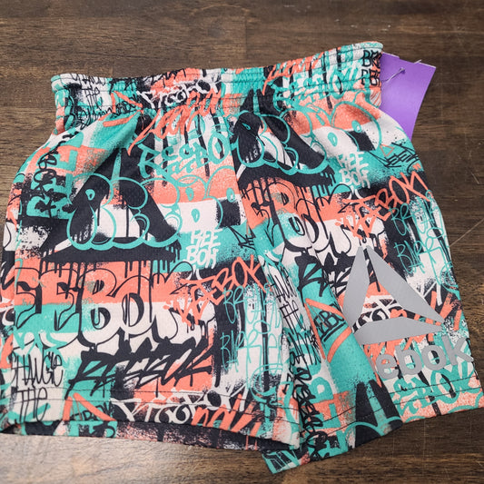green/orange Reebok Graffti Shorts, 18M B