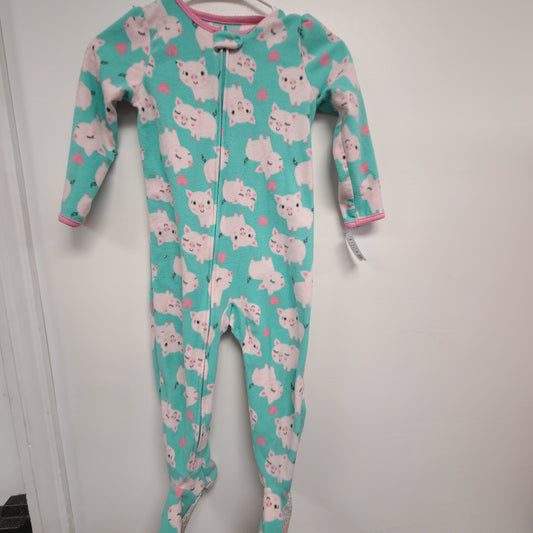 Green/Pink Pig Carters Sleeper, 4T G