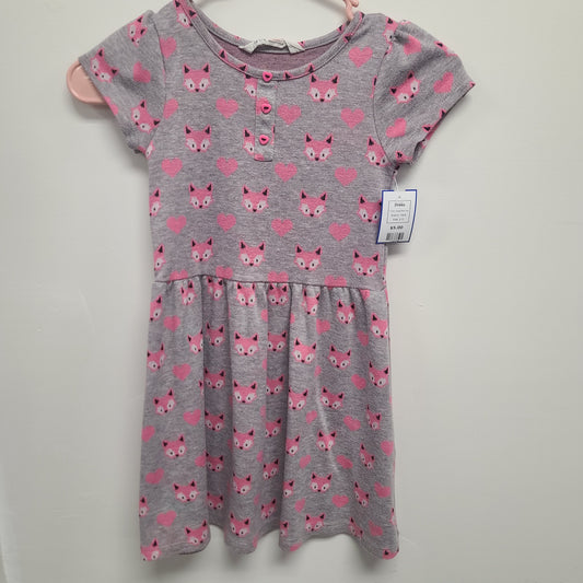 Grey/Pink Fox H&M Dress, 6 G
