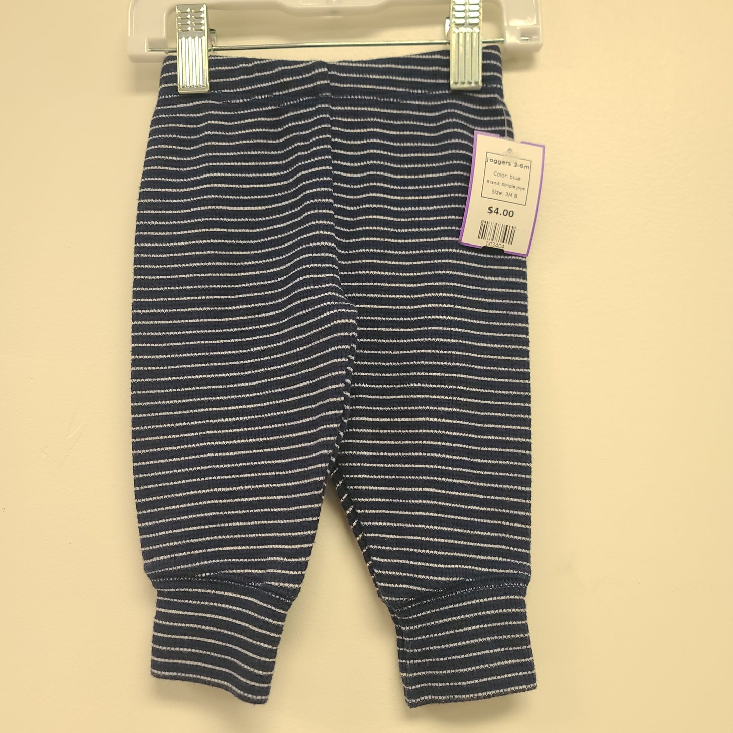 blue Simple Joys Joggers 3-6m, 3M B