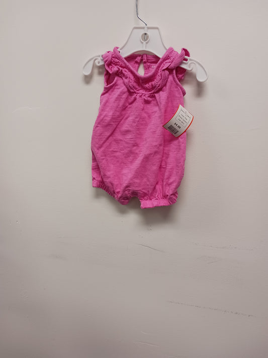 Pink Carters Short One Piece, NB G