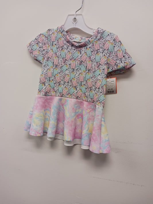 Pink/Black Boutique Popicle Shirt, 3T G