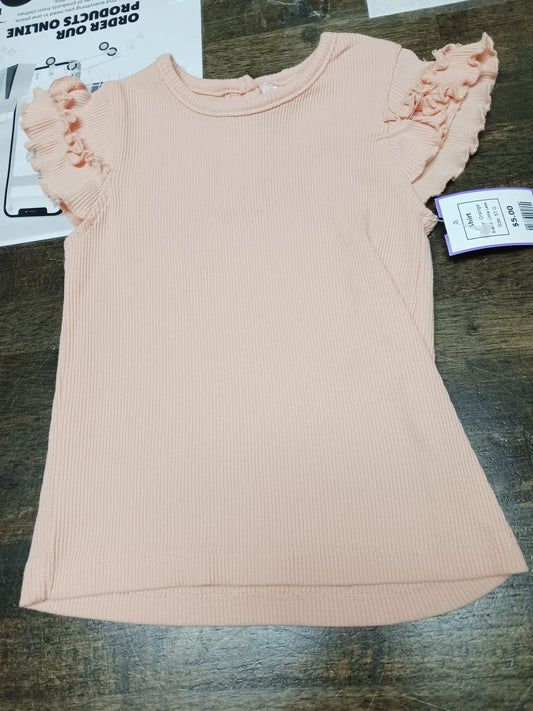 Orange Little Lass Shirt, 5T G