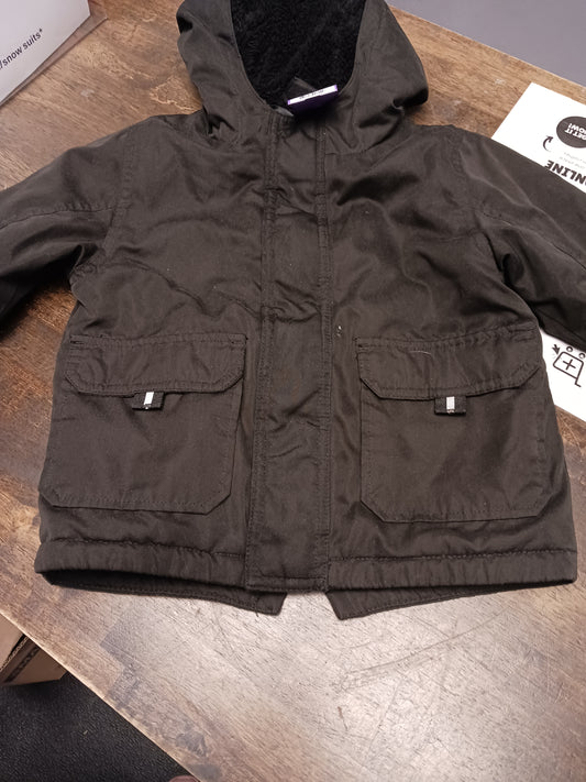 Black Wonder Nation Coat, 2T B
