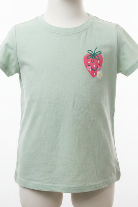 Green/Strawberry Cat & Jack Shirt, 5T G