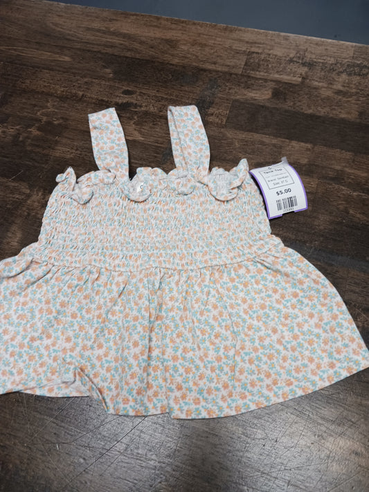 White/Blue/Brown OshKosh Tank Top, 3T G