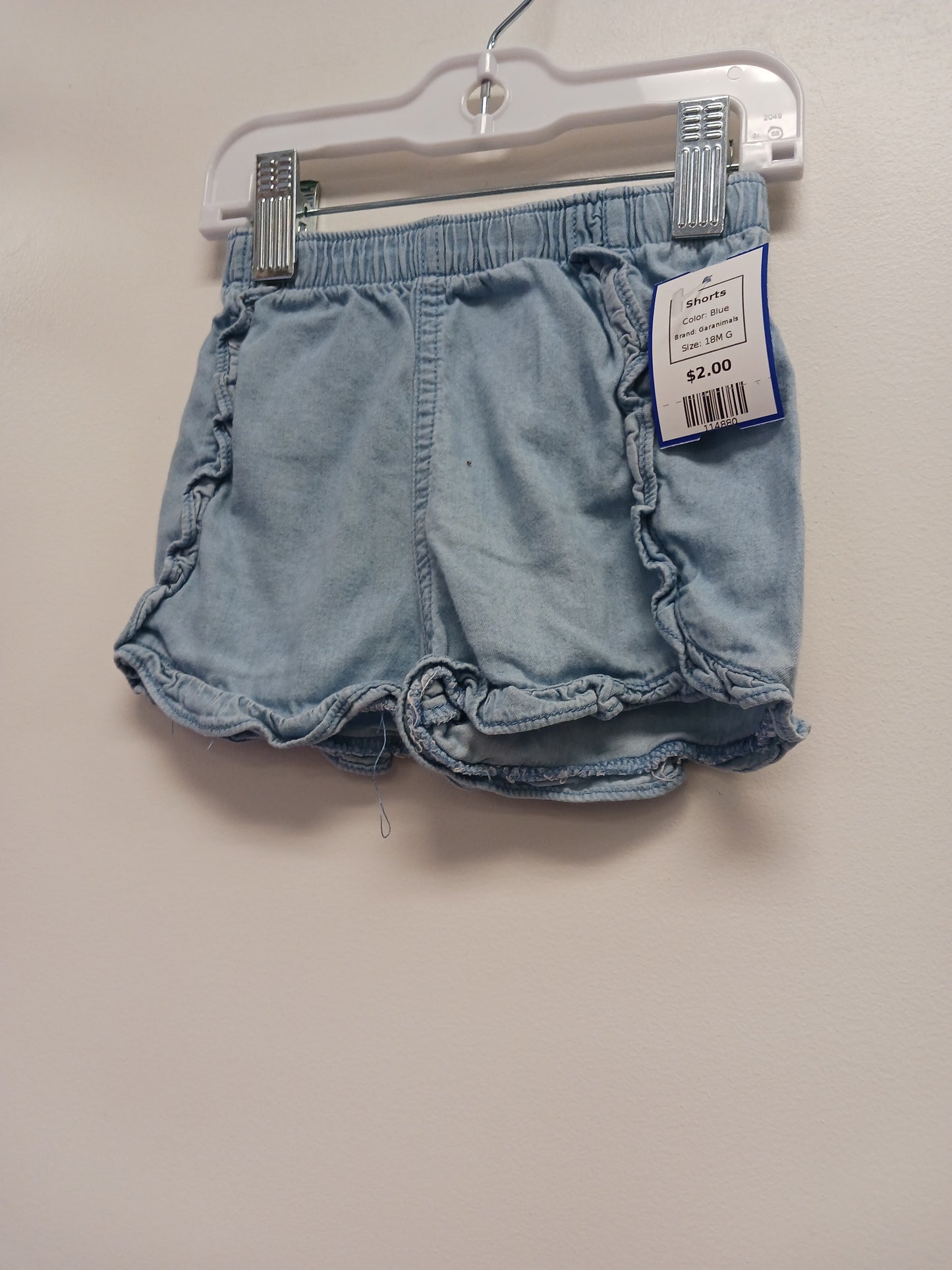 Blue Garanimals Shorts, 18M G