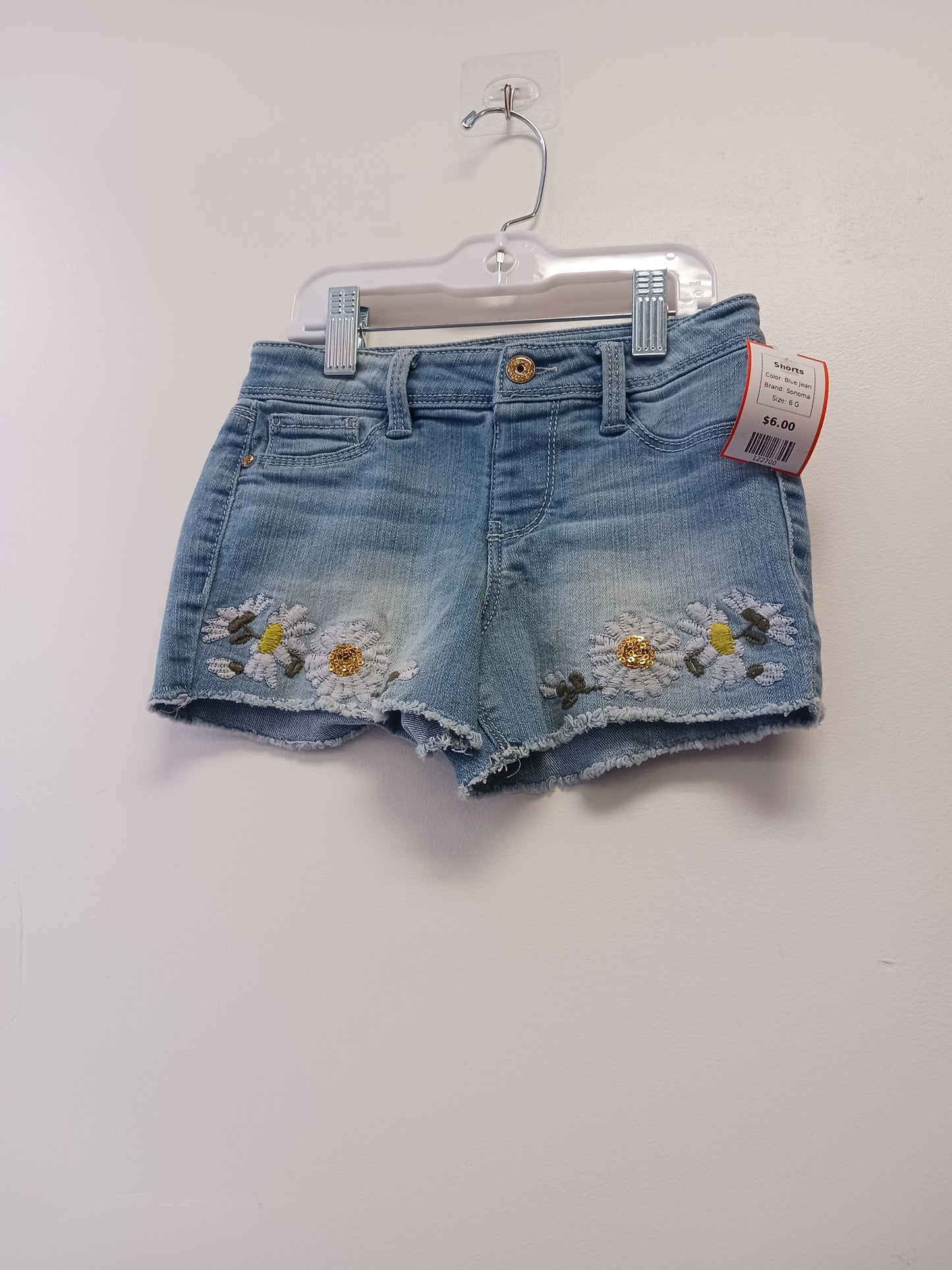 Blue Jean Sonoma Shorts, 6 G