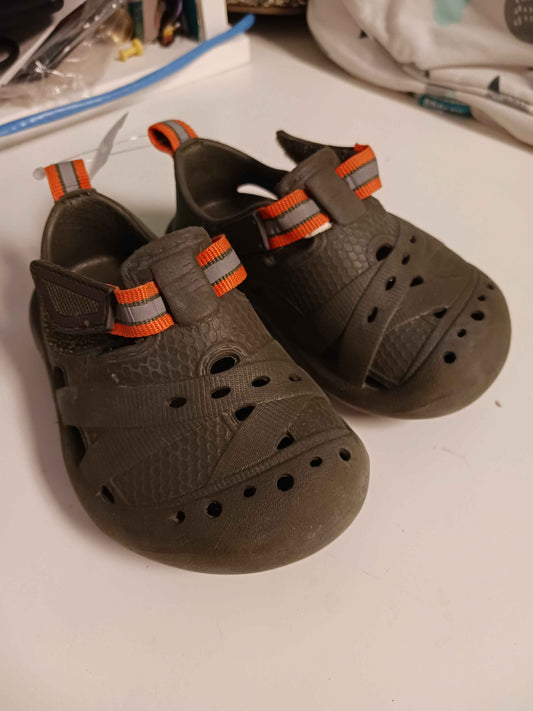 Grey Childrens Place Rubber Shoes, 4C B