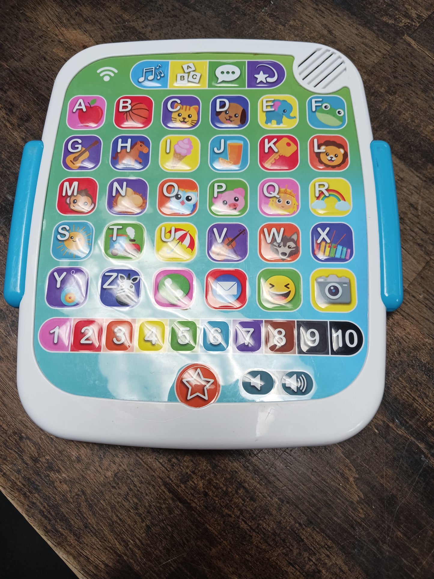 blue  Alphabet Tablet