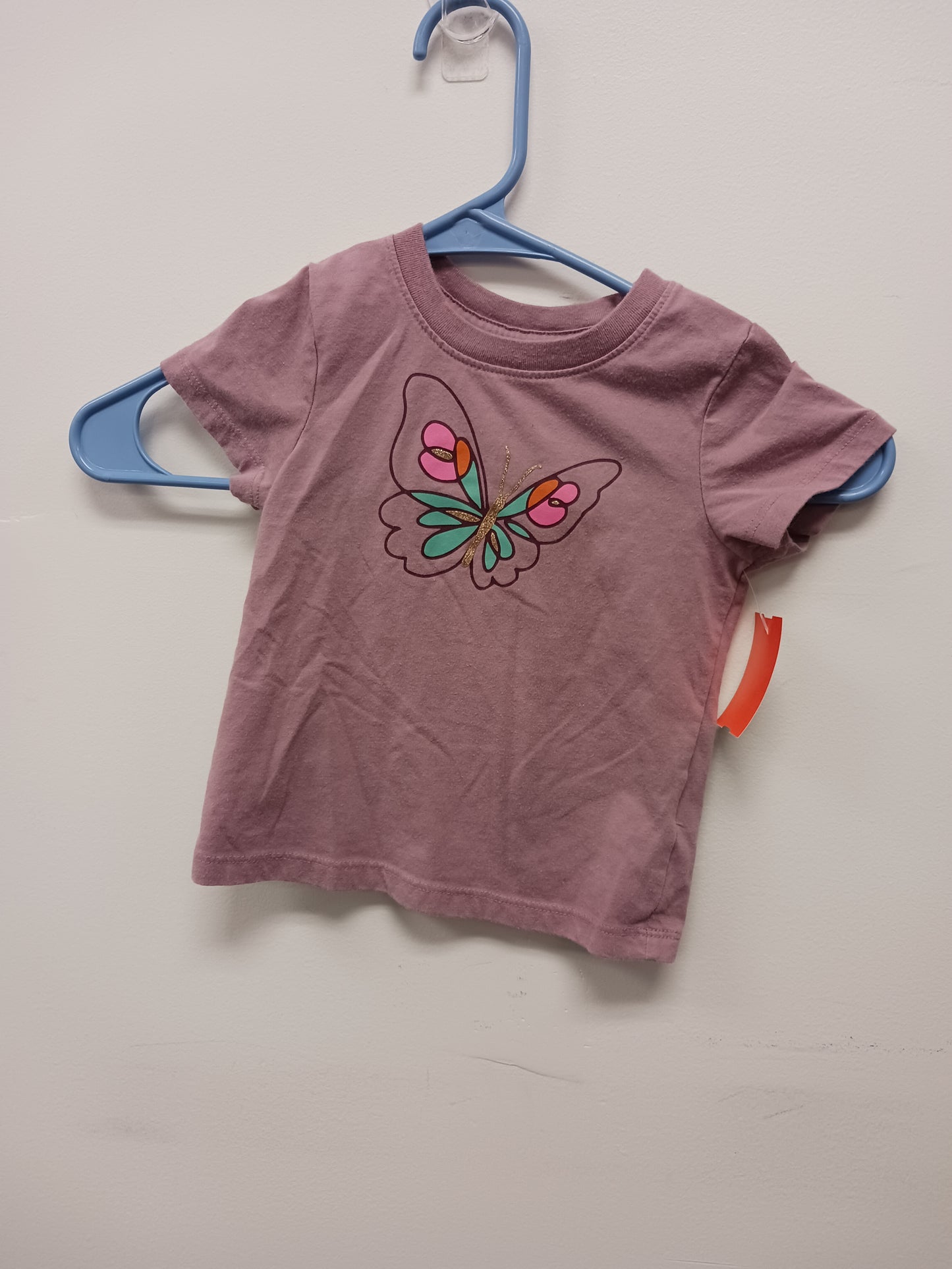 Purple Cat & Jack Butterfly Tshirt, 18M G