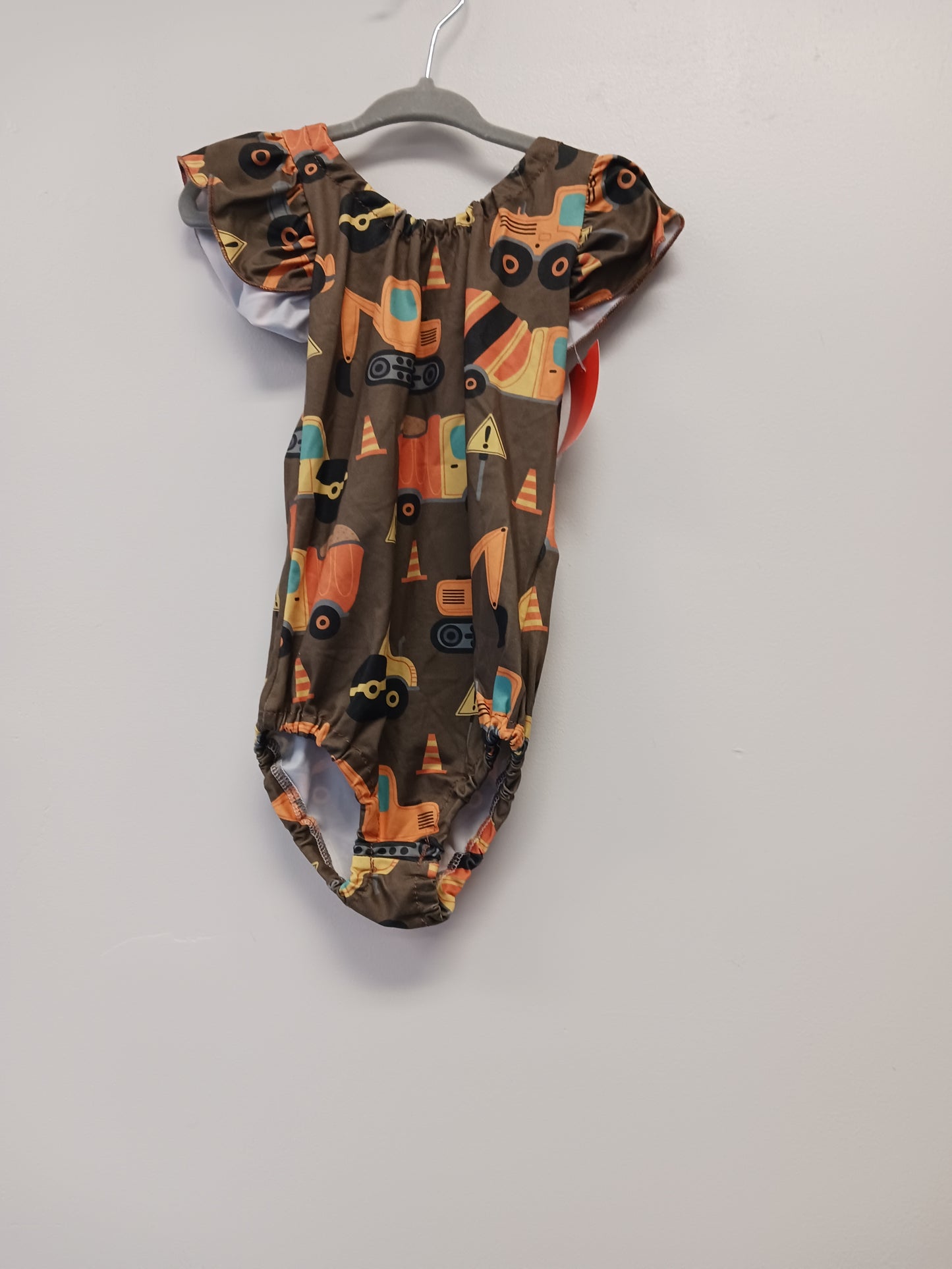Brown Boutique Construction Bubble Suit, 3T G