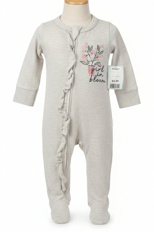 Grey Girl In Bloom Mother's Promise Sleeper, 3M G