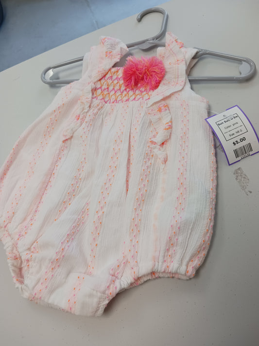 pink Catherine Malandrino Baby Sun Suit 0-3m, NB G