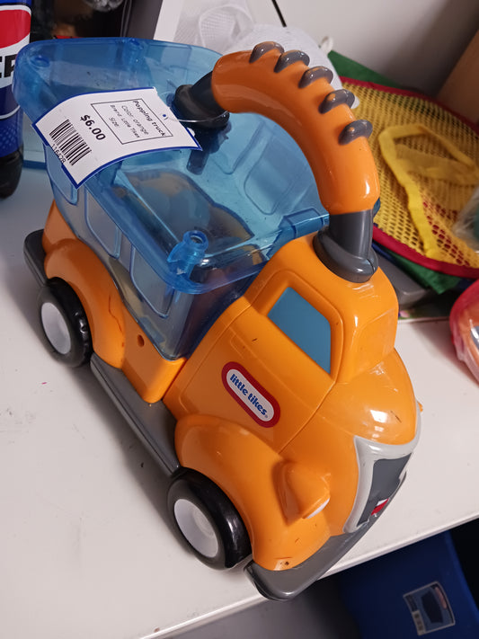 orange Little Tikes Popping truck