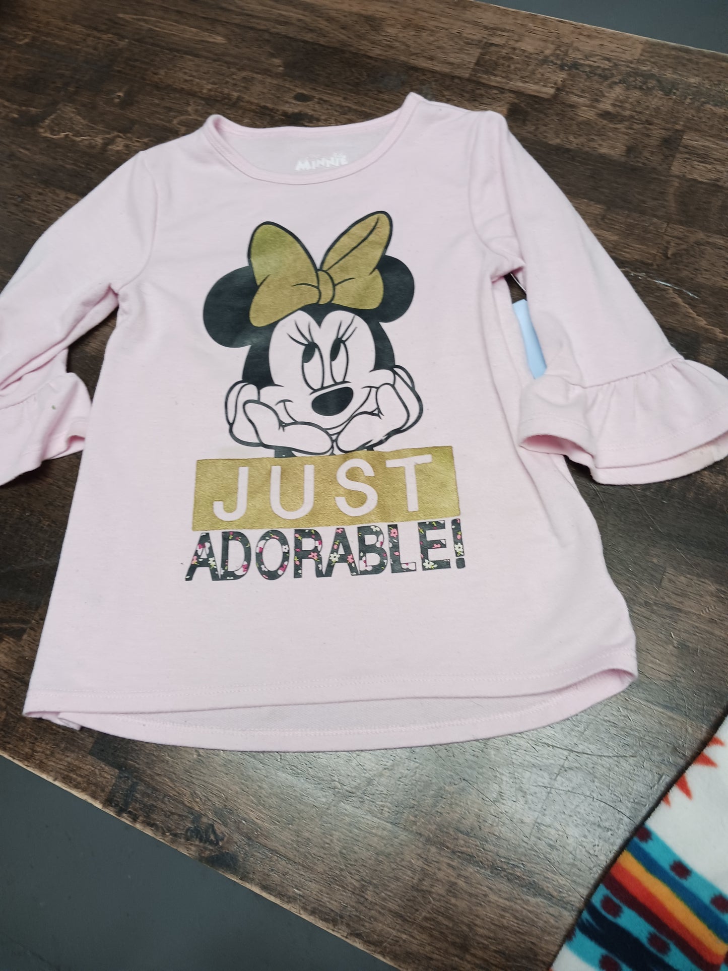 Pink Minnie Longsleeve Shirt, 5T G