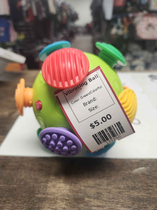 Green/Colorful  Vibrating Ball