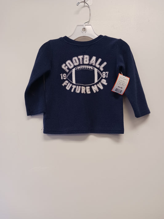 Navy Fisher Price Long Sleeve Football Shirt, 18M B