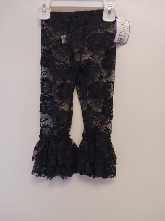 Black Lace Boutique Pants, 6M G