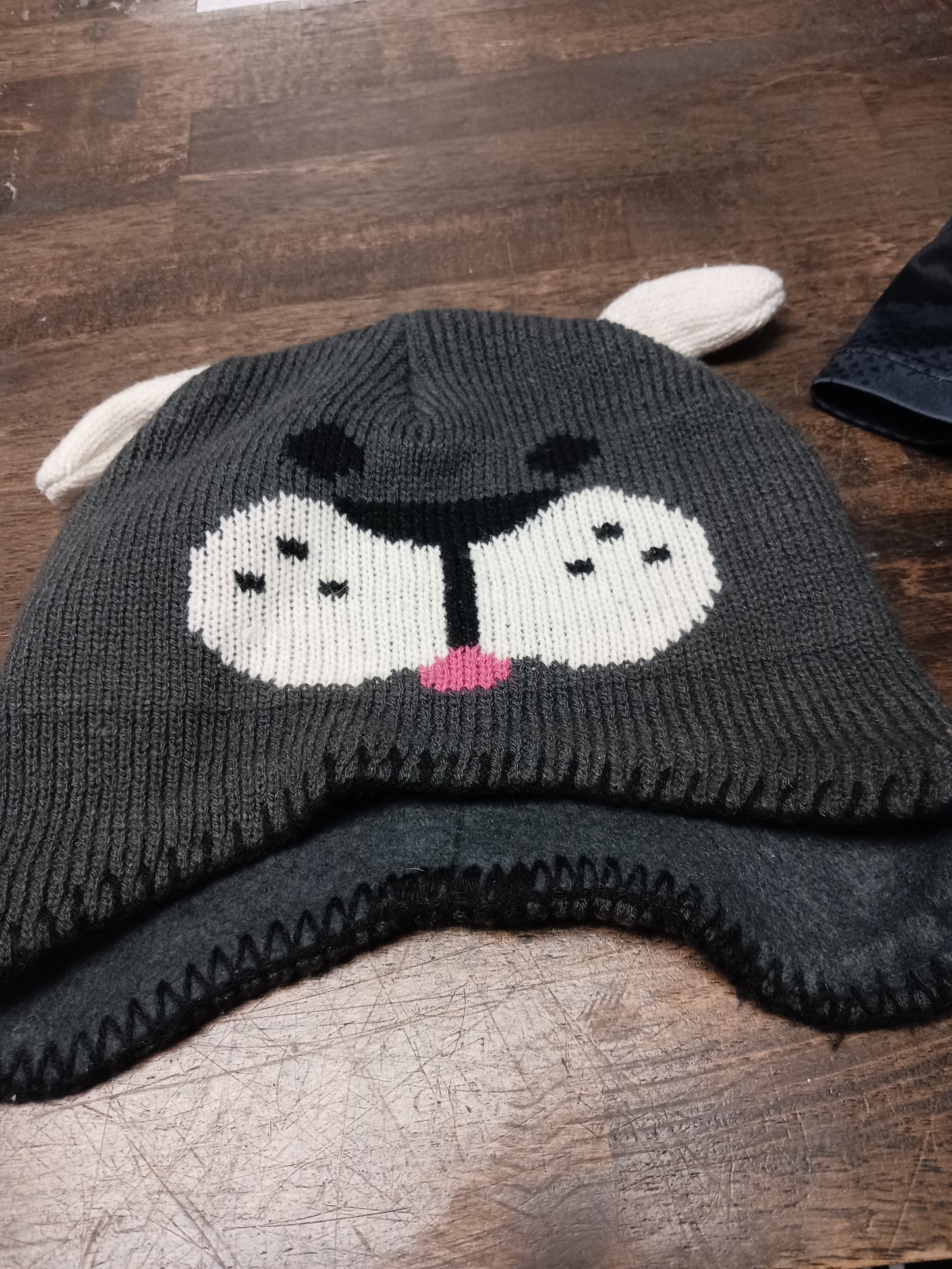 Grey Dog  Winter Hat, OS