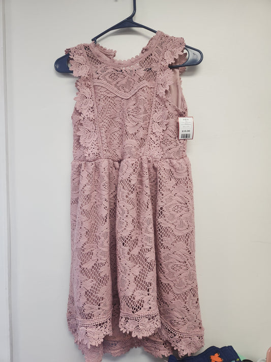 Pink Lace Knitworks Dress, 12 G