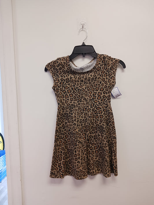 brown/black Wonder Nation Cheetah Dress 7/8, 7 G