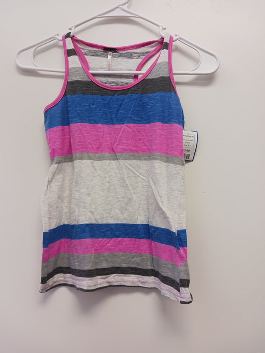 pink/blue/grey  Striped Tank Top, 8 G
