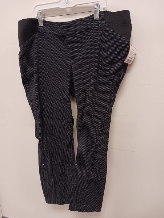Black/White Old Navy Maternity Pants, 10