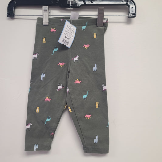 green Carters Animal Pants, 12M G